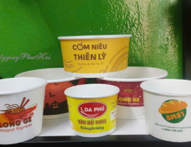 Tô Giấy Trắng 400ml